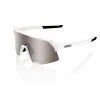 100 Percent S3 Sunglasses - Matte White/Hiper Silver Lens 100%