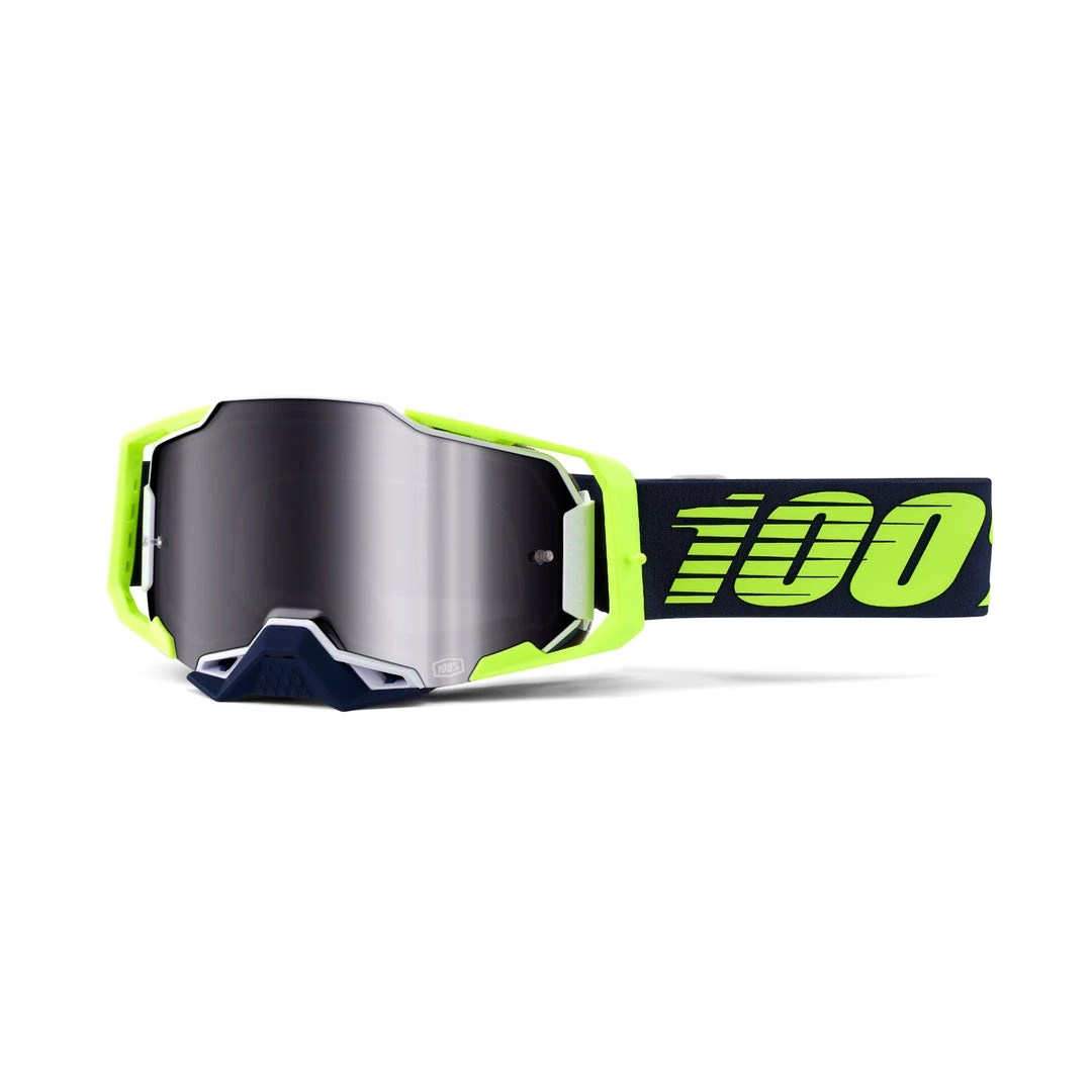 100 Percent Armega Goggle Deker/Mirror Silver Lens 100%
