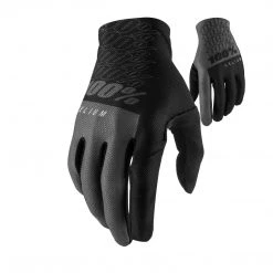100 Percent Celium Gloves - Black/Grey