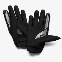 100 Percent Ridecamp Womans Gloves - Black/Charcoal 100%