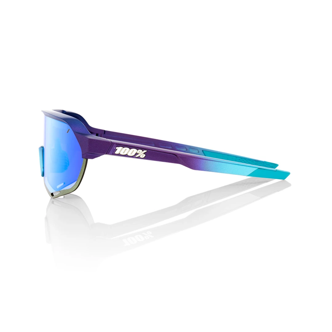 100% 100 Percent S2 Sunglasses - Matte Metallic/Blue Topaz Lens