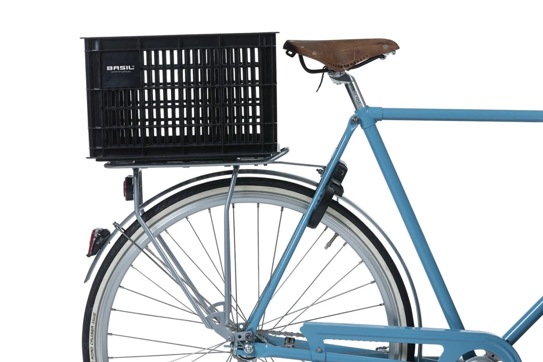 Basil Bicycle Crate Medium 33L Black 9 Basil Bicycle Crate Medium 33L Black
