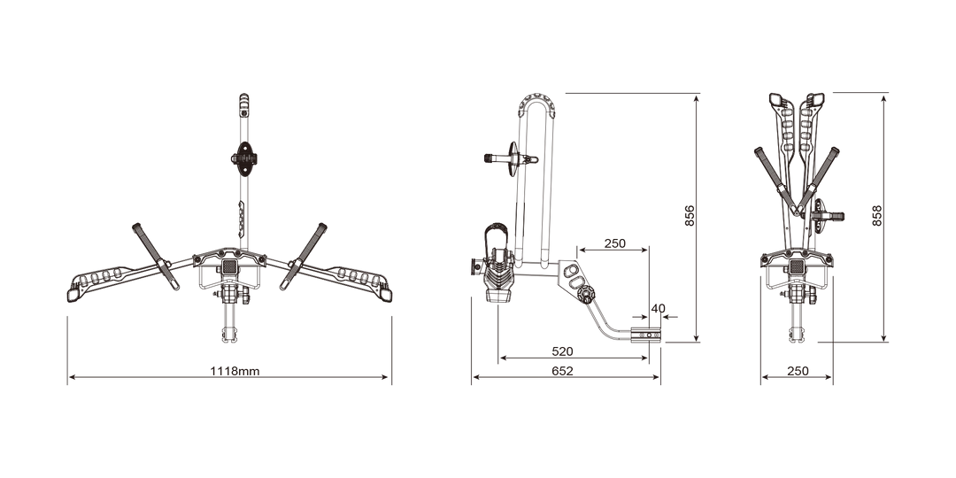 Buzzrack Eazzy 1 Platform Hitch Mount Bike Rack 12 Buzzrack Eazzy 1 Platform Hitch Mount Bike Rack