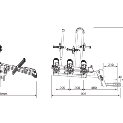 Buzzrack Eazzy 3 Platform Hitch Mount Bike Rack 27 Buzzrack Eazzy 3 Platform Hitch Mount Bike Rack