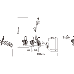 Buzzrack E-Hornet 3 Platform Hitch Mount Bike Rack 23 Buzzrack E-Hornet 3 Platform Hitch Mount Bike Rack