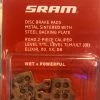 SRAM Disc Brake Pads Metal Sintered/Steel Elixir DB Level-T-TL