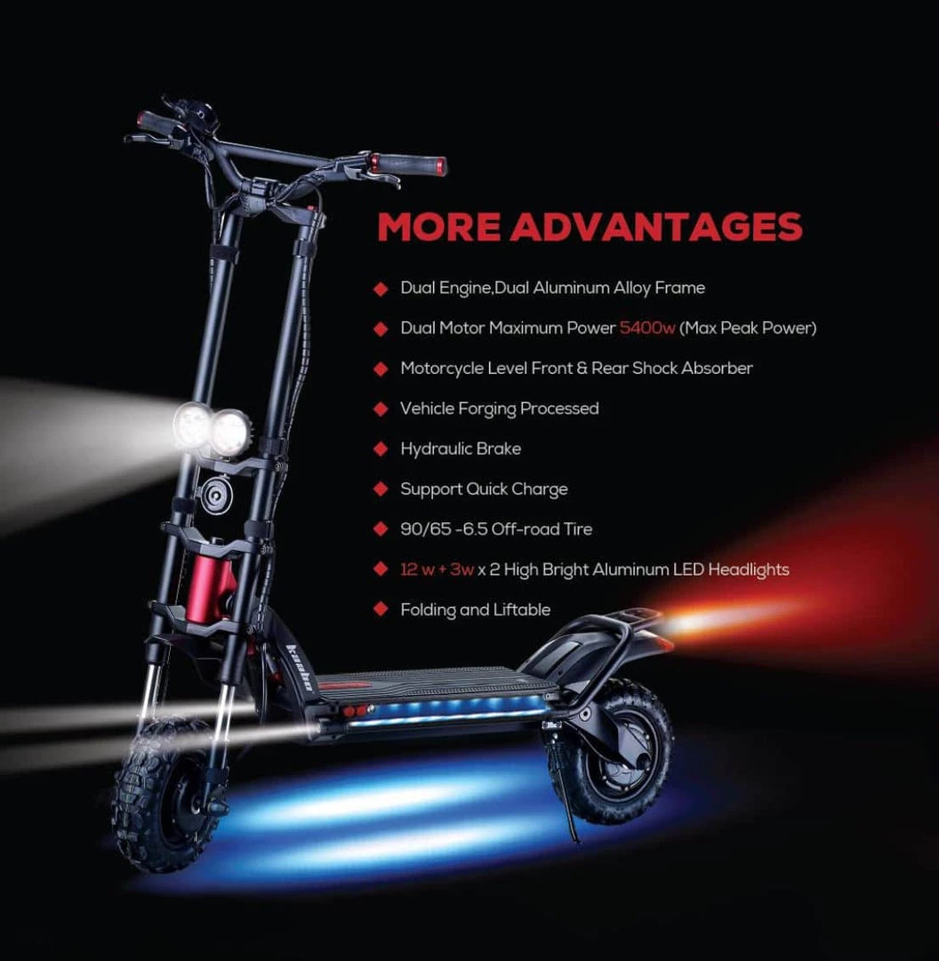 Kaabo Wolf Warrior 11+ Electric Scooter 13 Kaabo Wolf Warrior 11+ Electric Scooter
