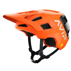 POC Kortal Race MIPS Helmet - Fluorescent Orange/Uranium Black Matt