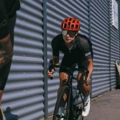 POC Ventral Air Spin Helmet - Prismane Red Matt