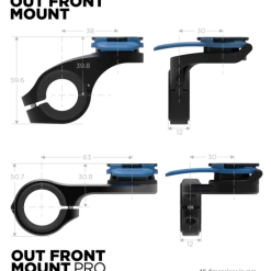Quad Lock Out Front Handlebar Mount