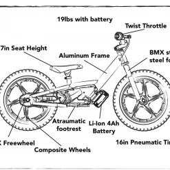 STACYC 16inch Electric Balance Bike