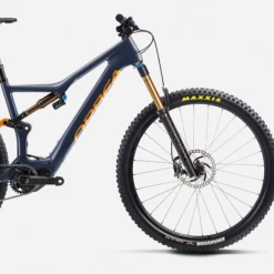 Orbea Rise M10 Custom Metallic Navy E-Mountain Bike - 2021