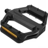 Shimano PD-EF102 Flat Pedals With Reflector - Black