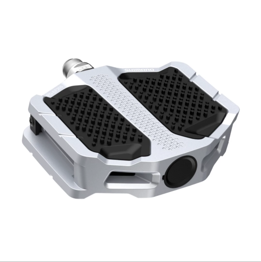 Accessories Shimano PD-EF205 Flat Pedals With Resin Plate - Silver 3 Accessories Shimano PD-EF205 Flat Pedals With Resin Plate - Silver