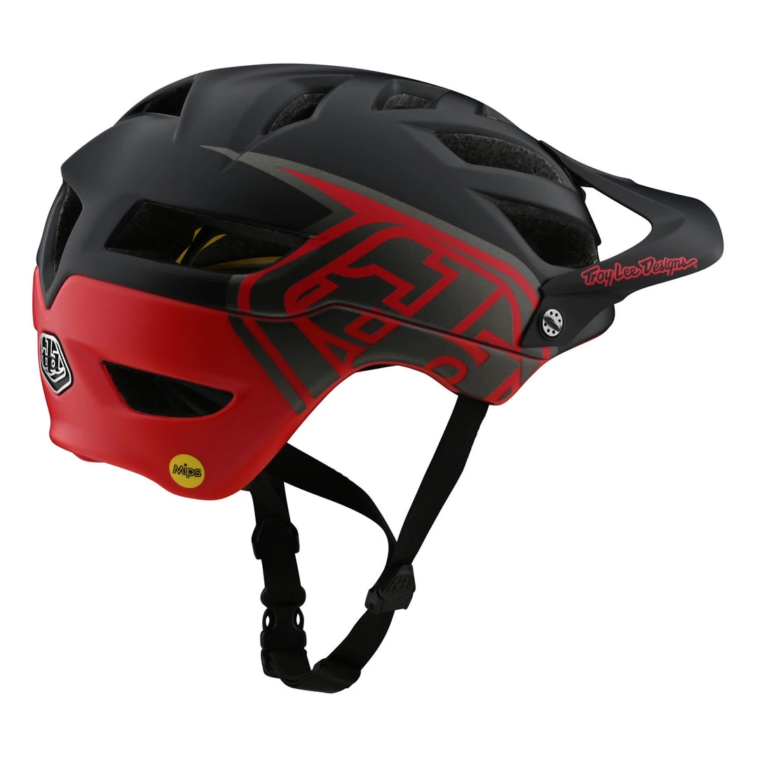 Accessories Troy Lee Designs A1 MIPS MTB Helmet - Classic Black/Red 4 Accessories Troy Lee Designs A1 MIPS MTB Helmet - Classic Black/Red