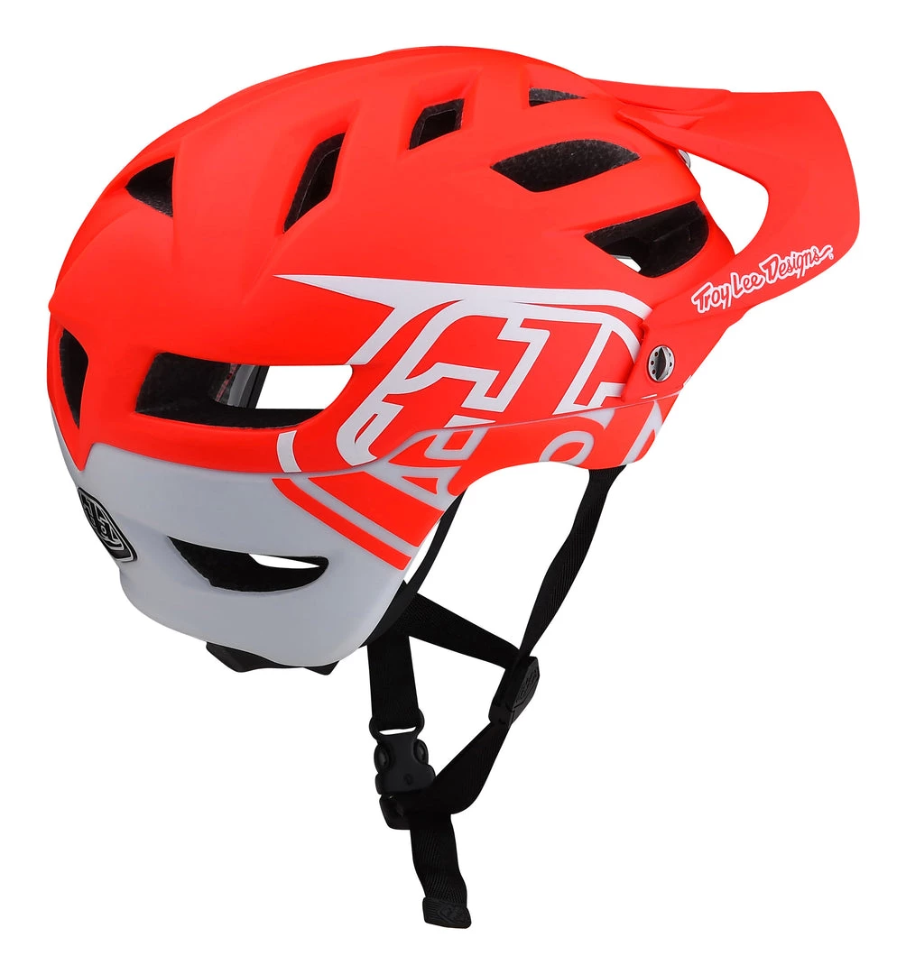 Troy Lee Designs A1 Youth MTB Helmet - Drone Red 4 Troy Lee Designs A1 Youth MTB Helmet - Drone Red