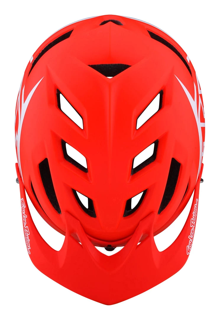 Troy Lee Designs A1 Youth MTB Helmet - Drone Red 5 Troy Lee Designs A1 Youth MTB Helmet - Drone Red