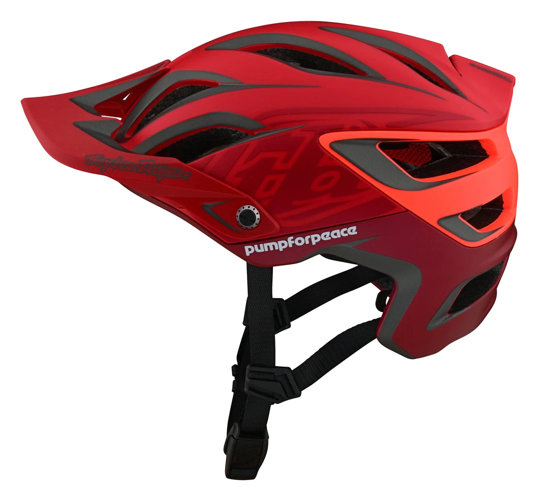 Accessories Troy Lee Designs A3 MIPS MTB Helmet - Pump For Peace Red 3 Accessories Troy Lee Designs A3 MIPS MTB Helmet - Pump For Peace Red