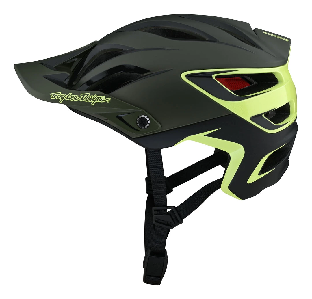 Accessories Troy Lee Designs A3 MIPS MTB Helmet - Uno Glass Green 3 Accessories Troy Lee Designs A3 MIPS MTB Helmet - Uno Glass Green