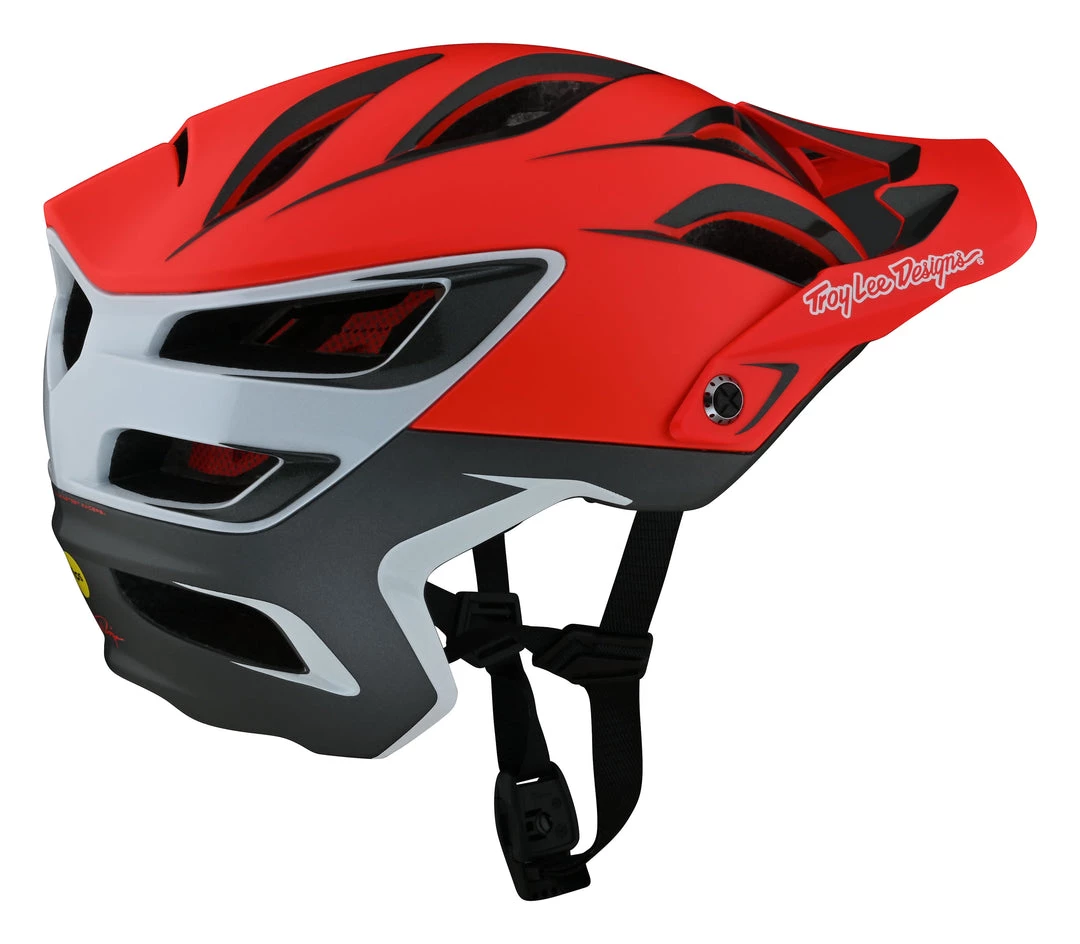 Accessories Troy Lee Designs A3 MIPS MTB Helmet - Uno Red 4 Accessories Troy Lee Designs A3 MIPS MTB Helmet - Uno Red