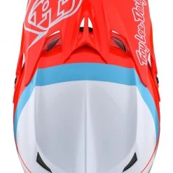 Accessories Troy Lee Designs D3 Fiberlite Helmet - Slant Red