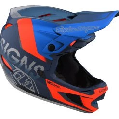 Accessories Troy Lee Designs D4 Composite Helmet - Qualifier Slate/Red