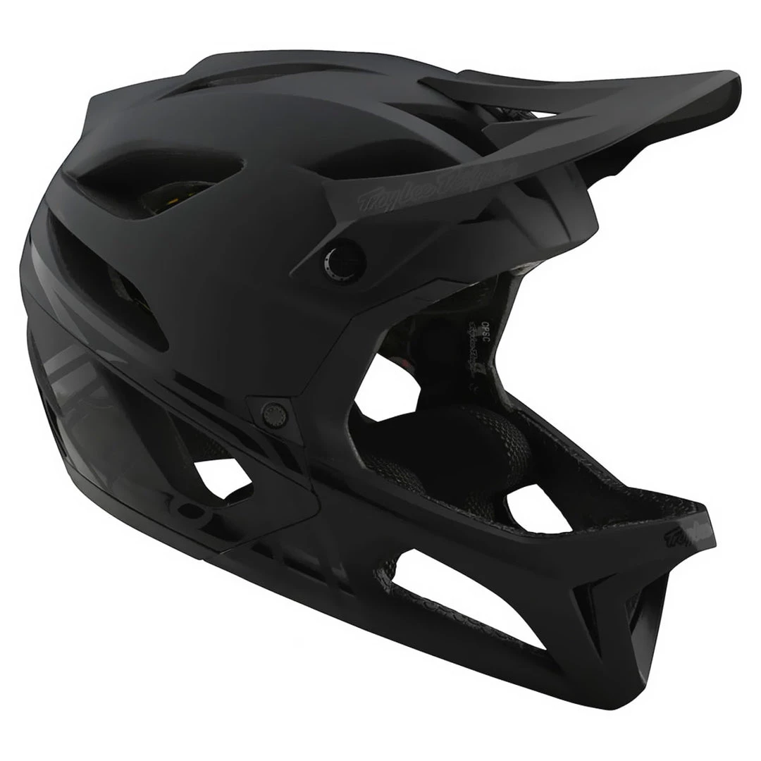 Accessories Troy Lee Designs Stage MIPS Helmet - Stealth Midnight 6 Accessories Troy Lee Designs Stage MIPS Helmet - Stealth Midnight